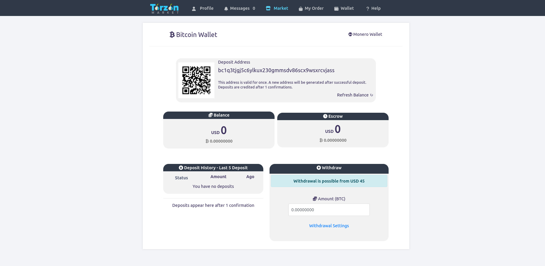 TorZon Dashboard